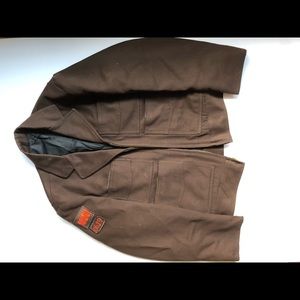 Vintage structured aviator jacket